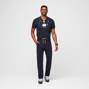 Figs Men’s Navy Axim - Cargo Scrub Pants